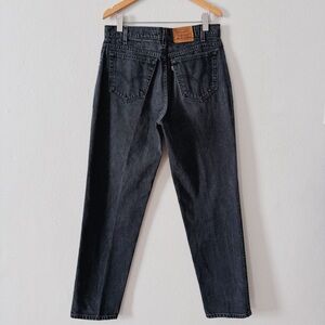 90s VINTAGE LEVI'S 545 GOLD TAB LOOSE FIT BLACK WASH JEANS